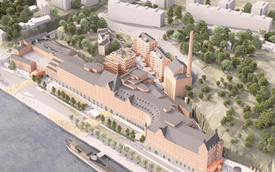 Översiktsvy över planförslaget. Illustration: Esencial 